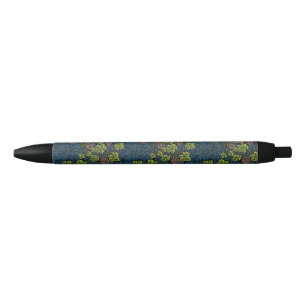 Morris - Antique 1873 Grape & Leave & Vine Pattern Black Ink Pen