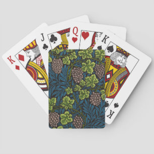 Morris - Antique 1873 Grape & Leave & Vine Pattern Playing Cards