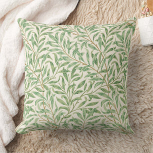 Morris - Antique willow leaves & Branches Pattern Cushion