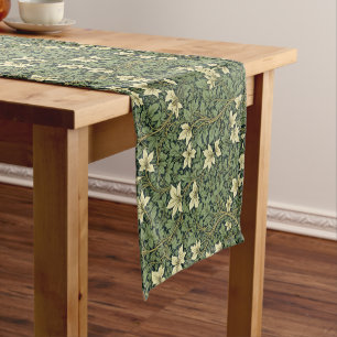 Morris Classic Floral Style Short Table Runner
