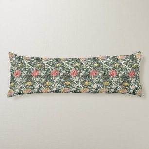 Morris Cray Vintage Blossom Floral Design Green Body Cushion