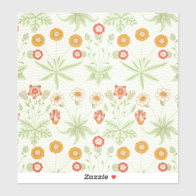 Morris Daisy, Classic Victorian Floral Pattern (Sheet)
