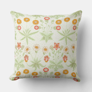 Morris Daisy, Classic Victorian Floral Pattern Cushion