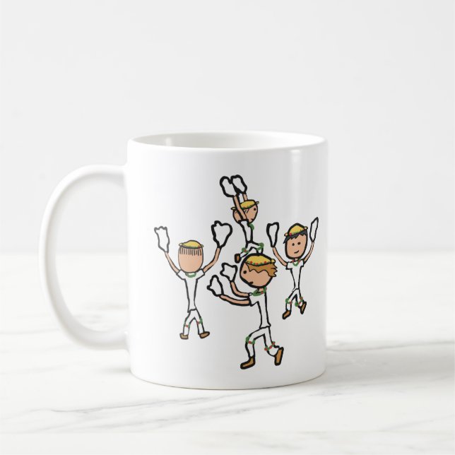 Morris Dancing Coffee Mug (Left)
