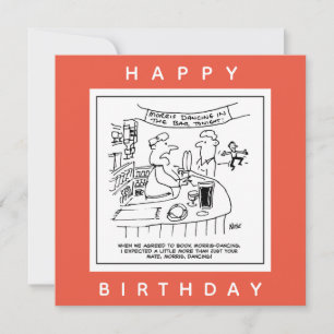 Morris Dancing in Pub. Traditional Morris Dancing Card