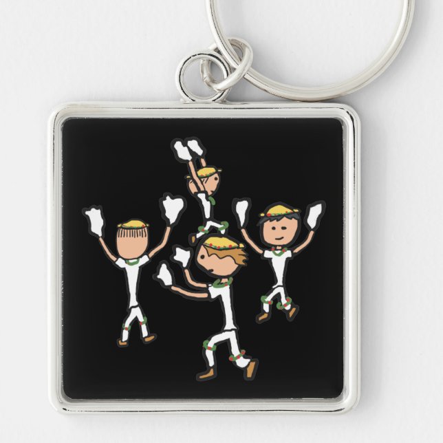 Morris Dancing Key Ring (Front)