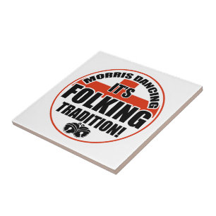Morris Dancing, Tradition Ceramic Tile