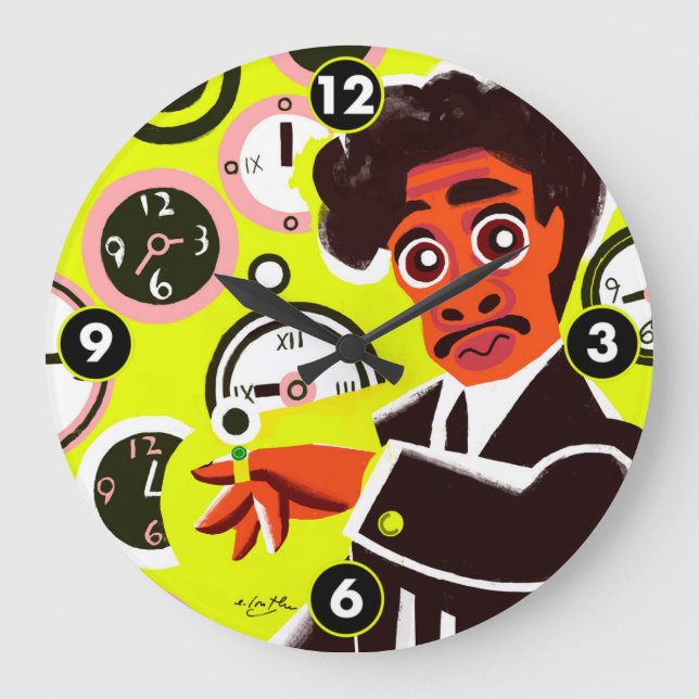 Morris Day and The Time Numbered Clock (Front)