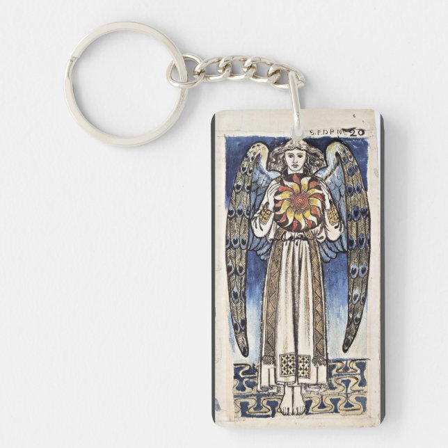 Morris - Day Angel Holding a Sun Key Ring (Front)