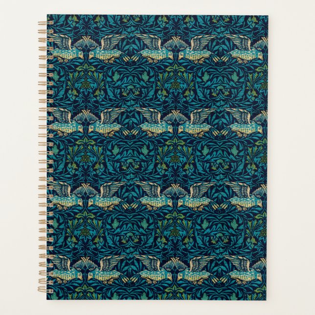 Morris - Flying Birds Floral Pattern Splicing Planner (Front)