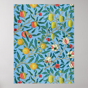 Morris - Four Fruits, popular pattern, Poster