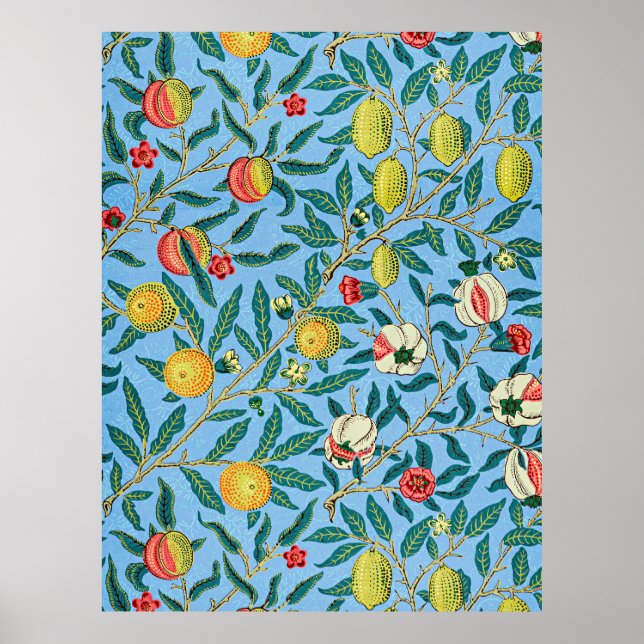 Morris - Four Fruits, popular pattern, Poster (Front)