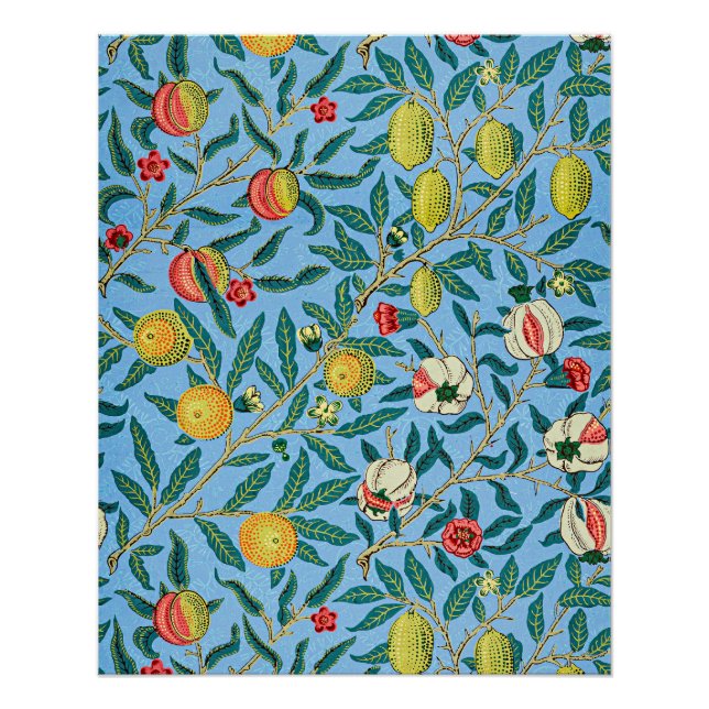 Morris - Four Fruits, popular pattern, Poster (Front)