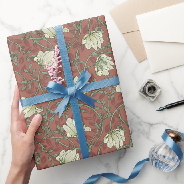 Morris Garden Floral Pattern Wrapping Paper (Gifting)