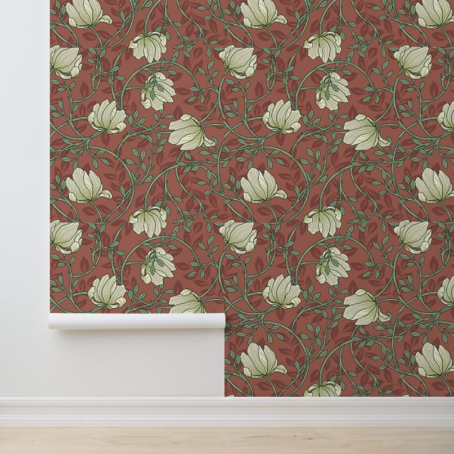 Morris Garden Floral  Wallpaper (Application)