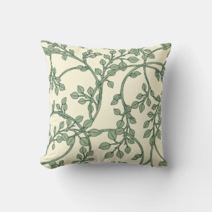 Morris Garden Pattern Throw Pillow