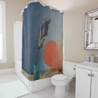 Morris Graves Black Lily of the Nile Shower Curtain