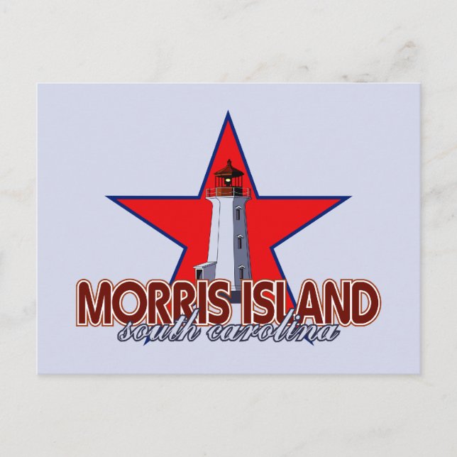 Morris Island Lighthouse Postcard (Front)