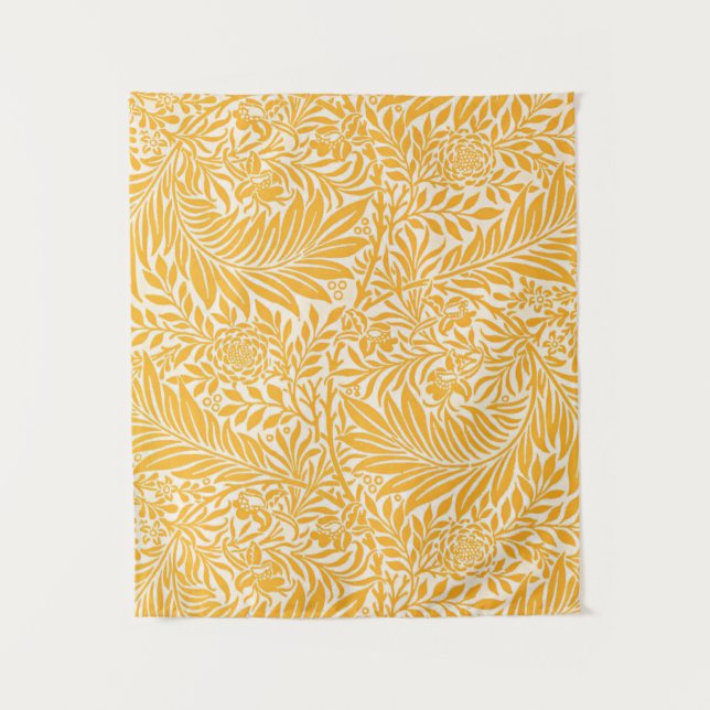 Morris - Larkspur, golden yellow Tapestry (Front)