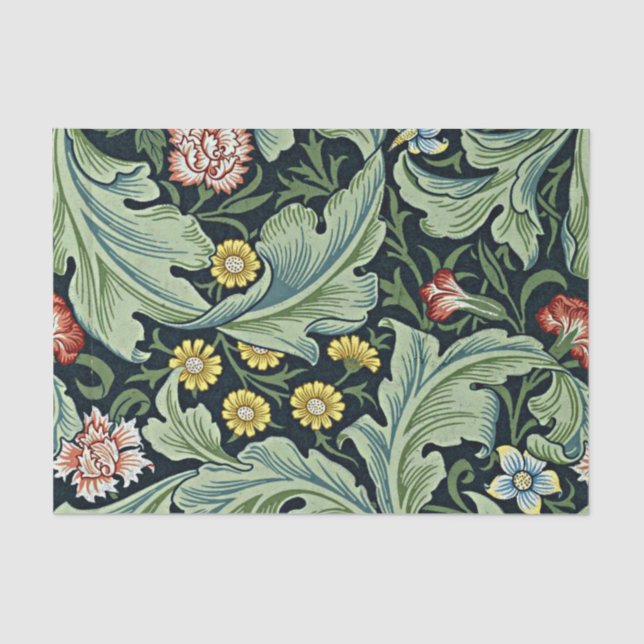 Morris - Leicester, vintage pattern Tissue Paper (Front)