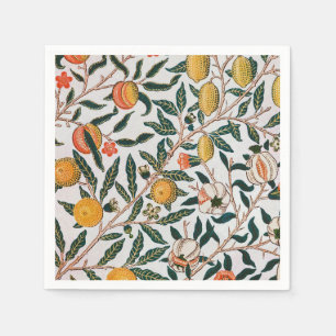 Morris Light Background Antique Pomegrana Pattern Napkin