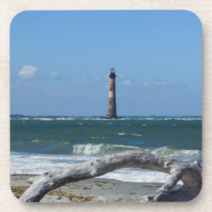 Morris Lighthouse And Tree Remains Coaster