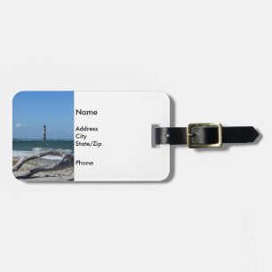 Morris Lighthouse And Tree Remains Luggage Tag