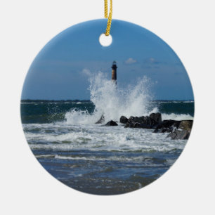 Morris Lighthouse Splash Ceramic Tree Decoration