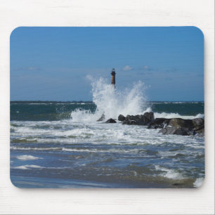 Morris Lighthouse Splash Mouse Pad