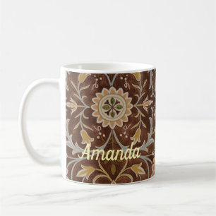 Morris Little Flower Art Nouveau Detail Coffee Mug