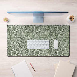 Morris Marigold Vintage 1875 Green Floral Flower Desk Mat