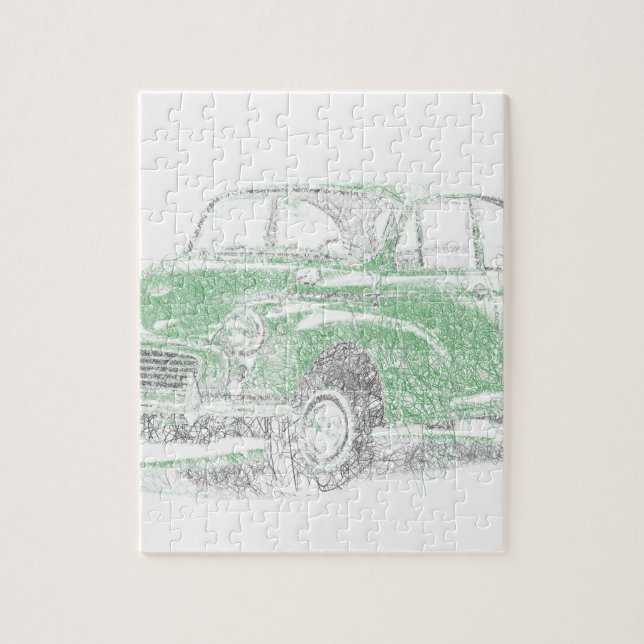 Morris Minor (Biro) Jigsaw Puzzle (Vertical)