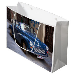 Morris Minor Convertible Tourer Large Gift Bag