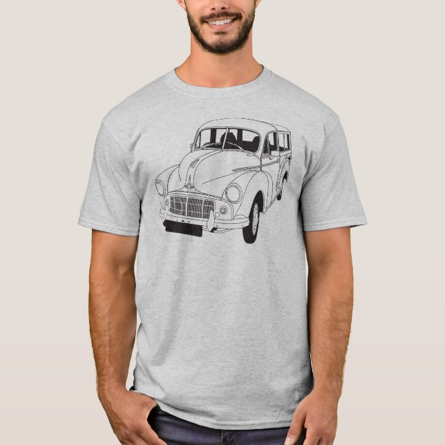 Morris Minor Traveler (Woody) T-Shirt (Front)