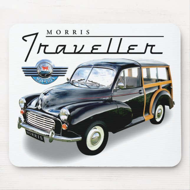 Morris Minor Traveller Mouse Pad (Front)