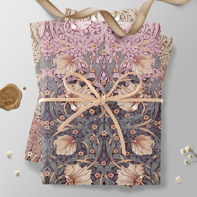 Morris Pimpernel Floral Pattern Wrapping Paper  (Creator Uploaded)