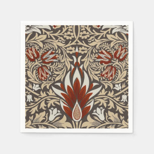Morris Snakeshead Floral Classic Earth Tones Napkin
