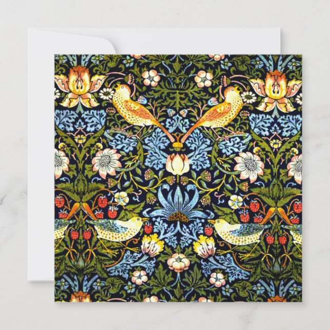 Morris - Strawberry Thief Card (Front)