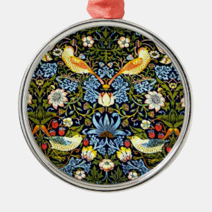 Morris - Strawberry Thief Metal Ornament