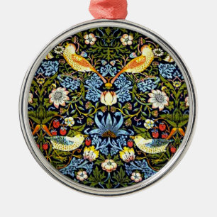 Morris - Strawberry Thief Metal Ornament