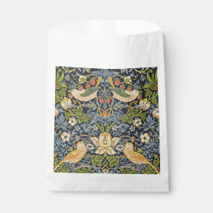 Morris Strawberry Thief Navy Blue Vintage Fine Art Favour Bag