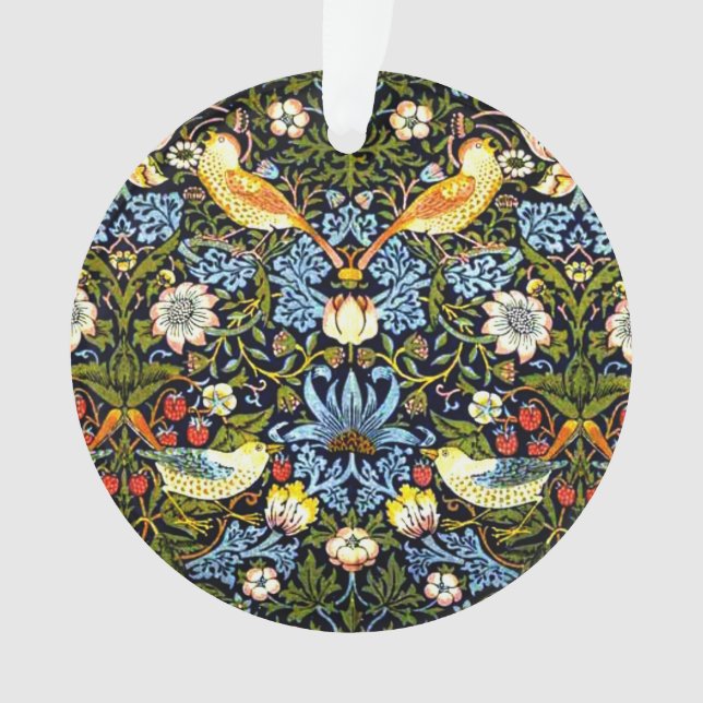 Morris - Strawberry Thief Ornament (Front)