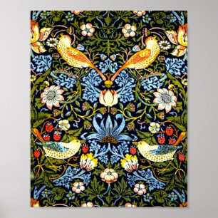 Morris - Strawberry Thief Poster