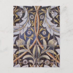 Morris tiles de Morgan Postcard