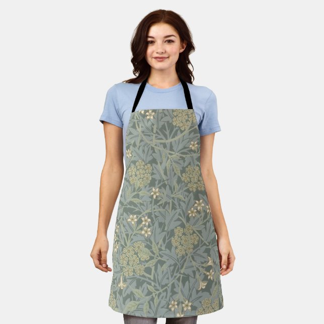 Morris Vine & Jasmine Garden Flower Classic Apron (Worn)