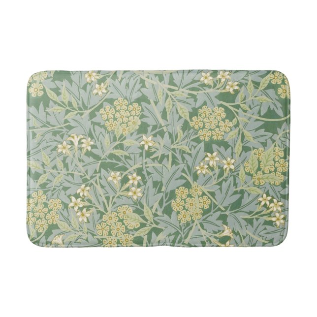 Morris Vine & Jasmine Garden Flower Classic Bath Mat (Front)