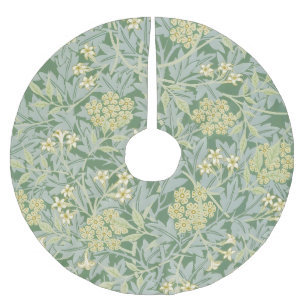 Morris Vine & Jasmine Garden Flower Classic Brushed Polyester Tree Skirt