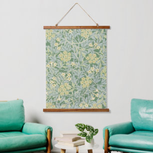 Morris Vine & Jasmine Garden Flower Classic Hanging Tapestry