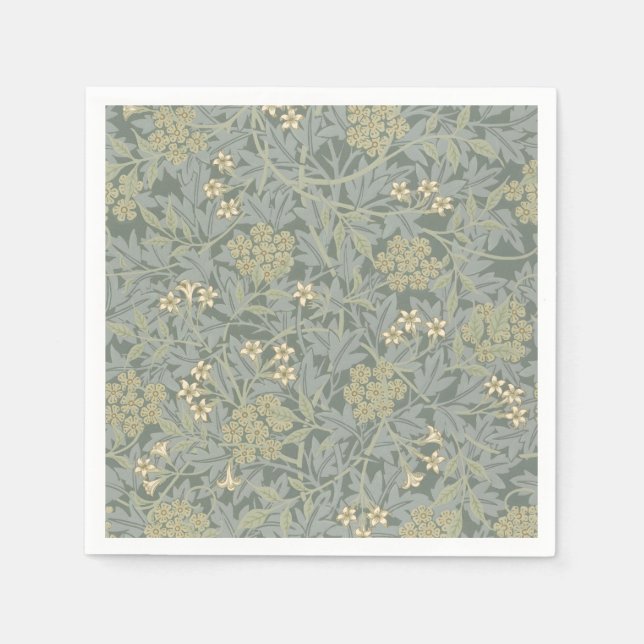 Morris Vine & Jasmine Garden Flower Classic Napkin (Front)