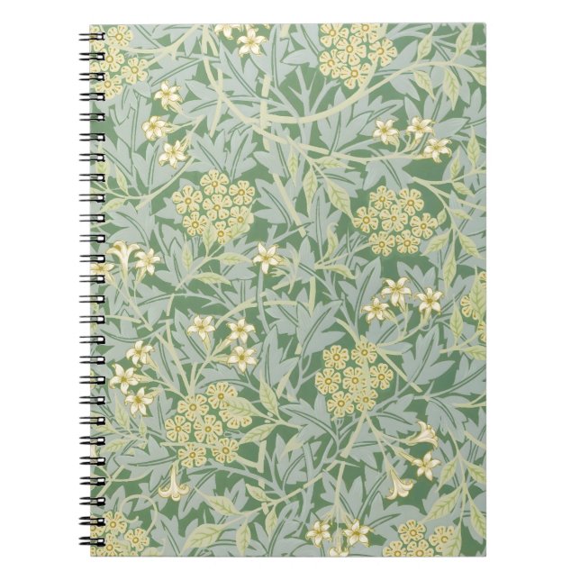 Morris Vine & Jasmine Garden Flower Classic Notebook (Front)